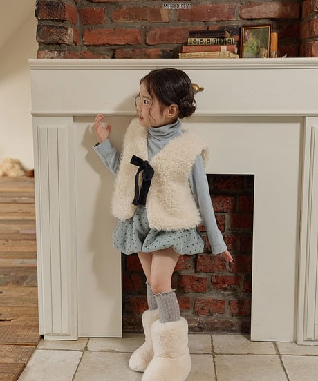 予約 melikey Cloud fur vest