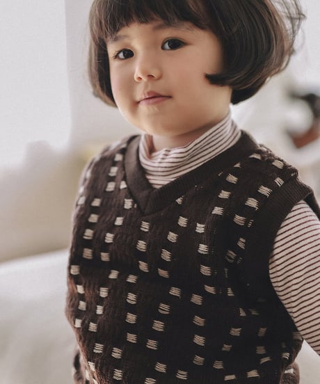予約 ONU Warm knit vest