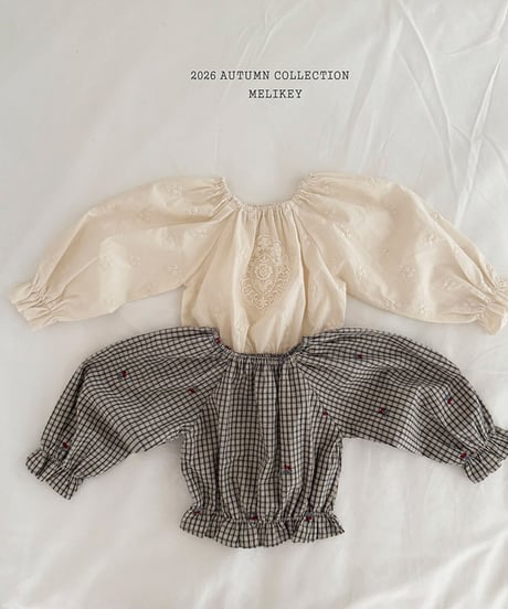 予約 melikey Hazel blouse