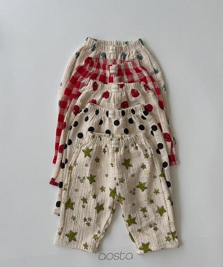 予約aosta Signature Pants