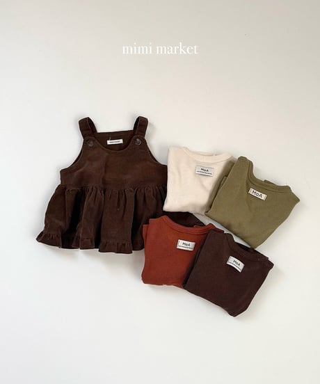予約 mimi market Corduroy Blanc