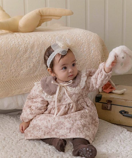 予約 OREN Merry Lulu Padded Dress