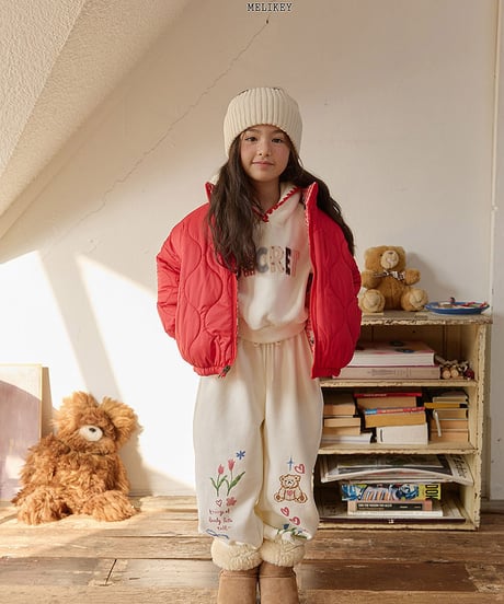 予約 melikey Mickey check reversible jumper