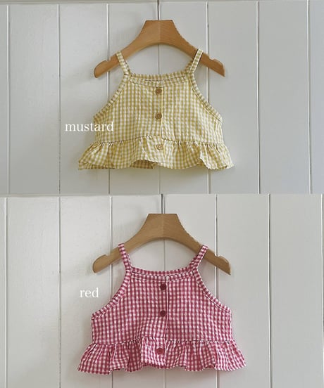 予約milkbalm Candy check bustier