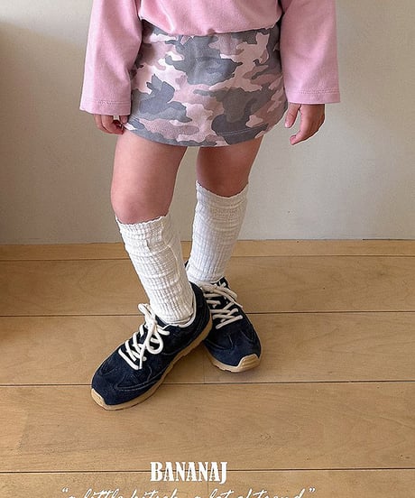 予約 banana.j Camo peanut skirt