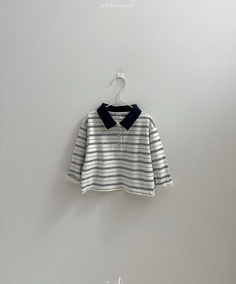 予約 atomeme Aiden collar tee