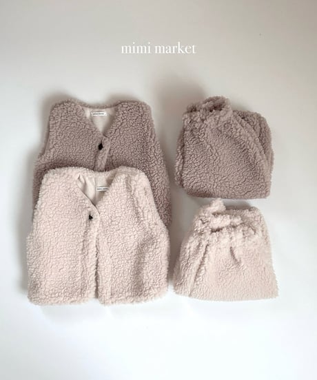 予約 mimi market Poodle vest