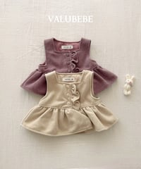 予約 valubebe Wool vest blouse