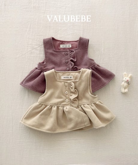 予約 valubebe Wool vest blouse