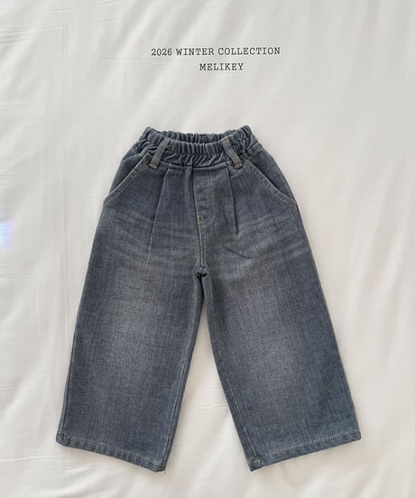 予約 melikey Twill velvet denim