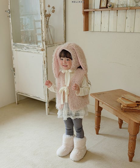 予約 melikey Cloud fur vest