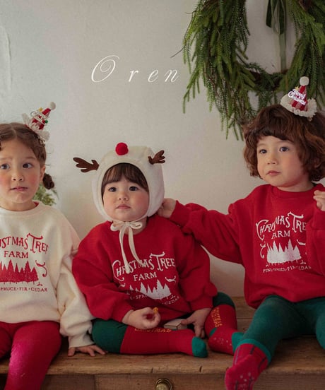 予約 OREN Merry Christmas Sweatshirt Suit