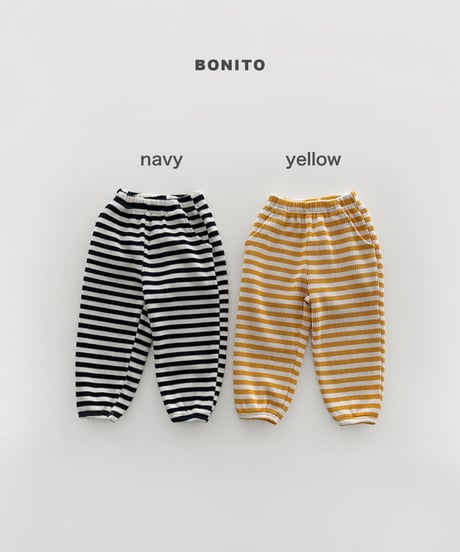 予約 bonito Waffle ST jogger pants