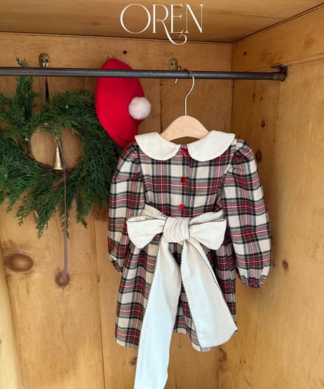 予約 OREN Noëlia Check Dress