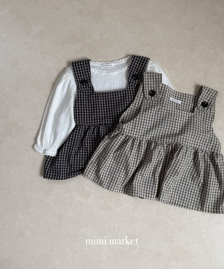 予約 mimi market Rona suspender one-piece