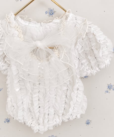 一部即納 monbebe Chiffon frill special suit