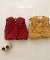予約 valubebe Frill padded vest