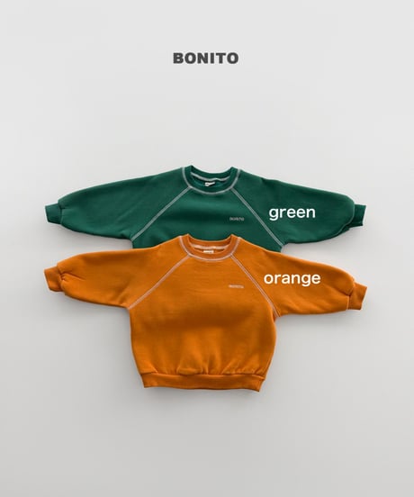 予約 bonito Carrot Raglan man to man