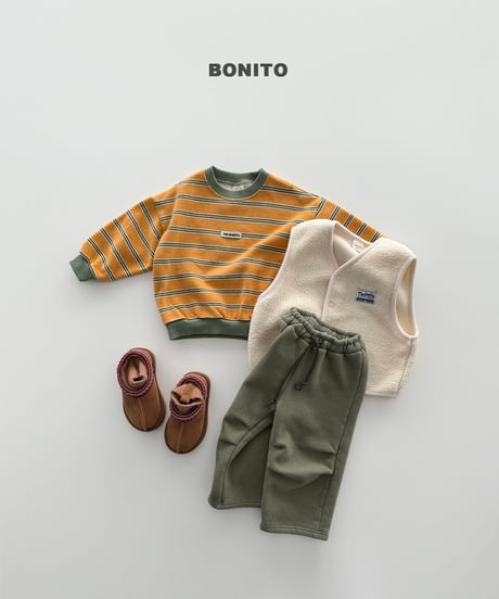 予約 bonito Monica Stripe man to man