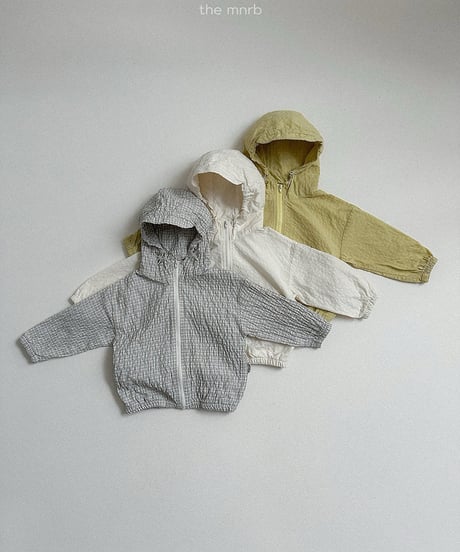 予約minirobe String hooded jumper