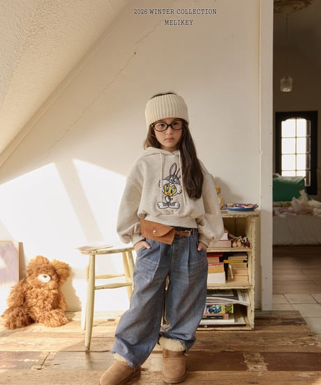 予約 melikey Twill velvet denim