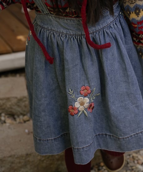 予約 OREN Blue May Jumper Skirt