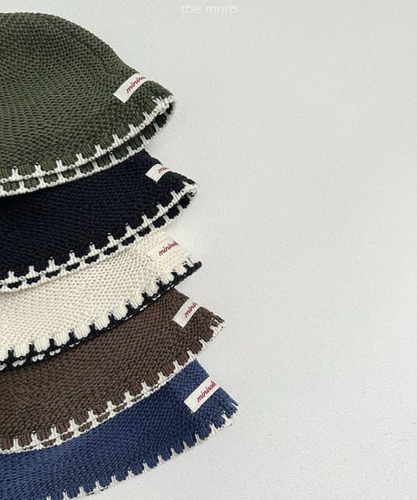 予約minirobe Mellow bucket hat
