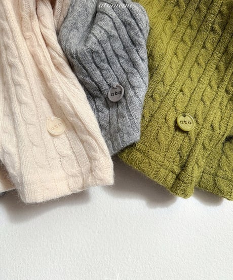 予約  atomeme Have knit cardigan