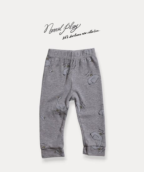 予約 NORMALPLAY normal duck ribbed leggings