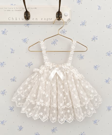即納aosta lace strap bustier