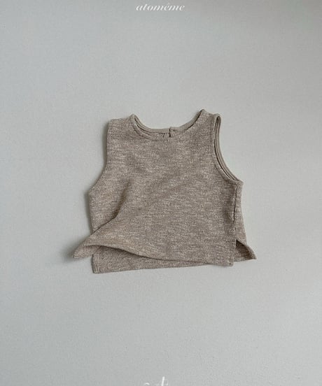予約 atomeme Nut Wool vest