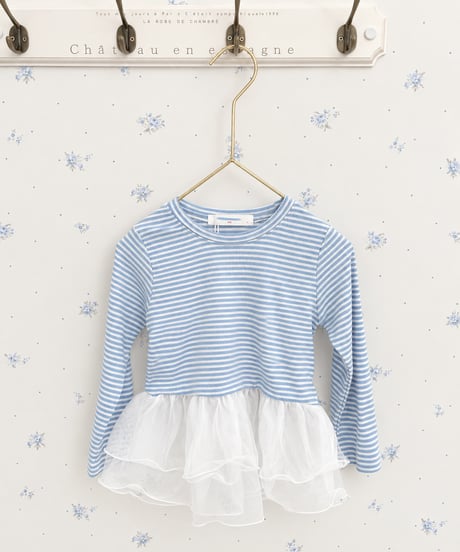 即納Tulle Frill Top