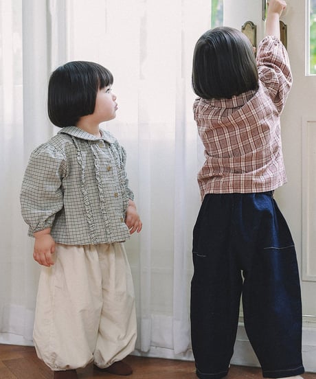予約 ONU Petit frill blouse