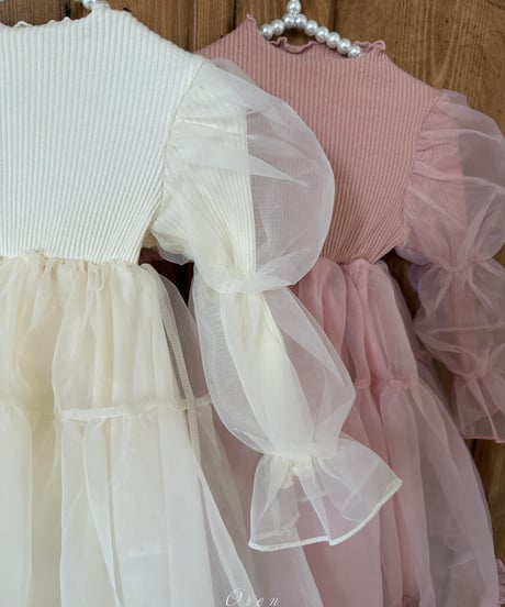 予約 OREN Sevrine Organza Dress(ママとお揃い)