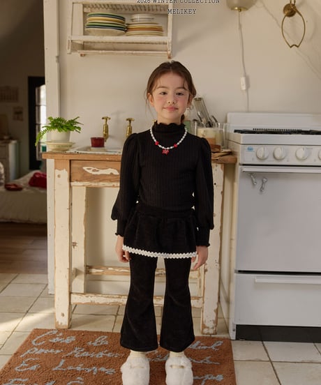 予約 melikey Frill belt boots cut