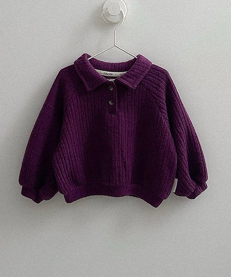 予約minirobe Boy collar Man to Man