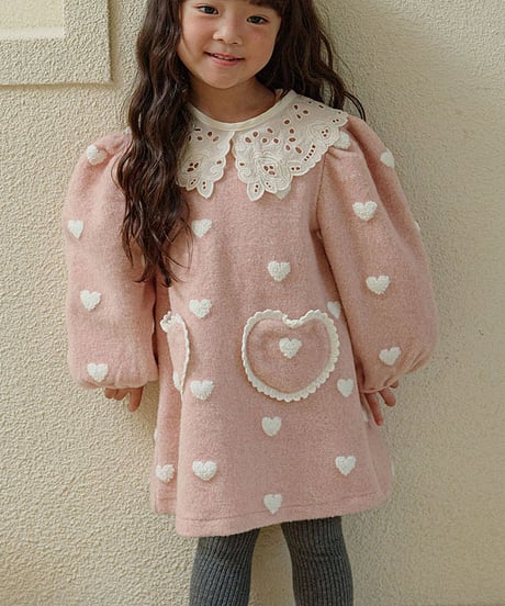 予約 melikey Two heart one-piece