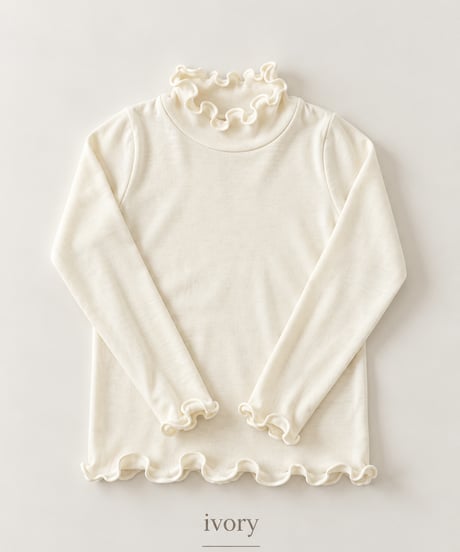 即納  Jelly Half-Neck T-shirt