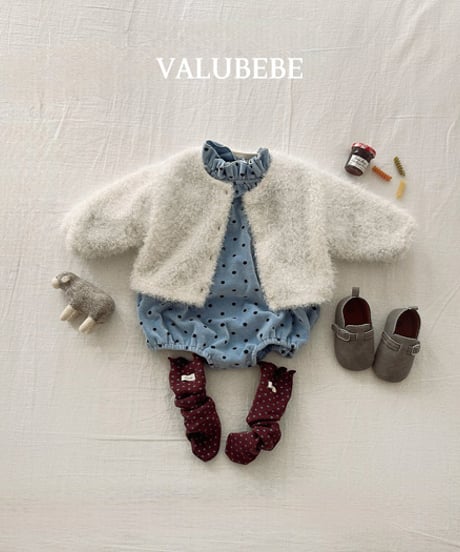 予約 valubebe Dot ribbon suit