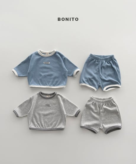 予約 bonito Knit waffle set