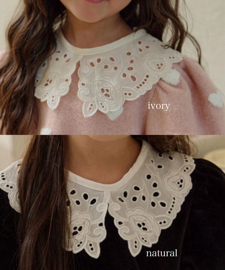 予約 melikey lace collar