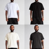 SHAKA WEAR "MAX HEAVYWEIGHT CROPPED TEE" 3COLORS