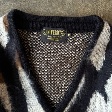 UNIVERD72 "MOHAIR TOUCH CARDIGAN" [TRIBAL] 2COLORS