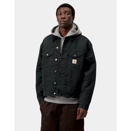 CARHARTT WIP "OG TRUCKER JACKET" [BLACK STONE CANVAS]