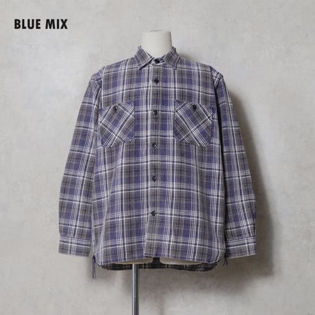 HOUSTON "VINTAGE OMBRE CHECK VIYELLA SHIRT" 3COLORS