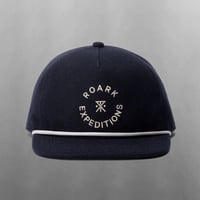 ROARK "R.E" 5PANEL CAP - MID [NAVY]
