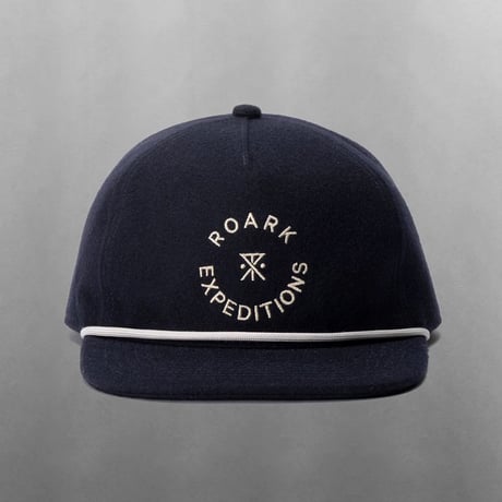 ROARK "R.E" 5PANEL CAP - MID [NAVY]