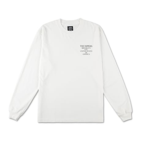 THUMPERS "US LOGO L/S TEE" 2COLORS