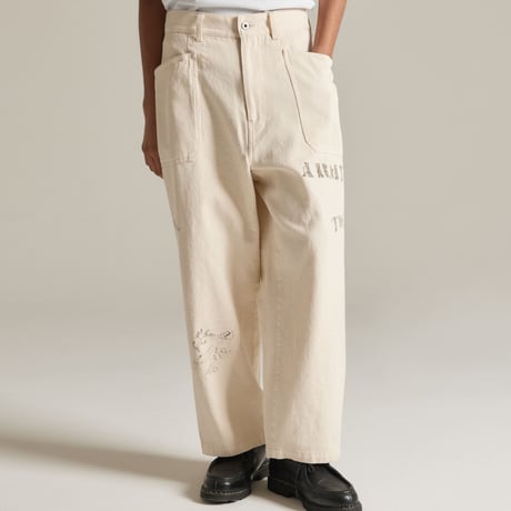 ARMY TWILL PRINT DENIM 4PK PANTS