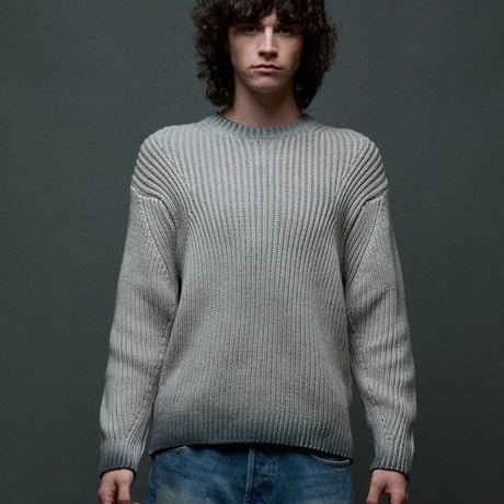 OBEY "OBEY IAN FADED WASH SWEATER"